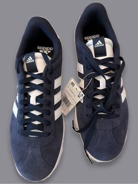 Adidas VL Court 3.0 Suede Ink/White Men’s
